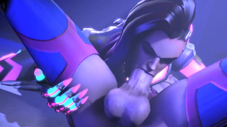 Наконец-то Sombra попробовала на вкус писюн D.Va